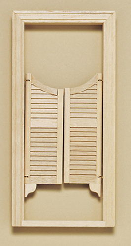 Dollhouse Miniature Saloon Door